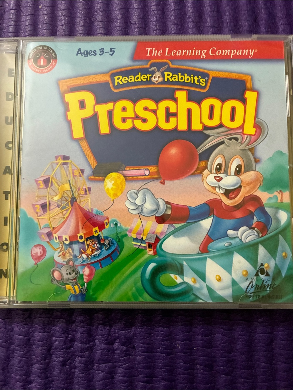Vintage 1998 Reader Rabbit's Preschool by The Learning Company